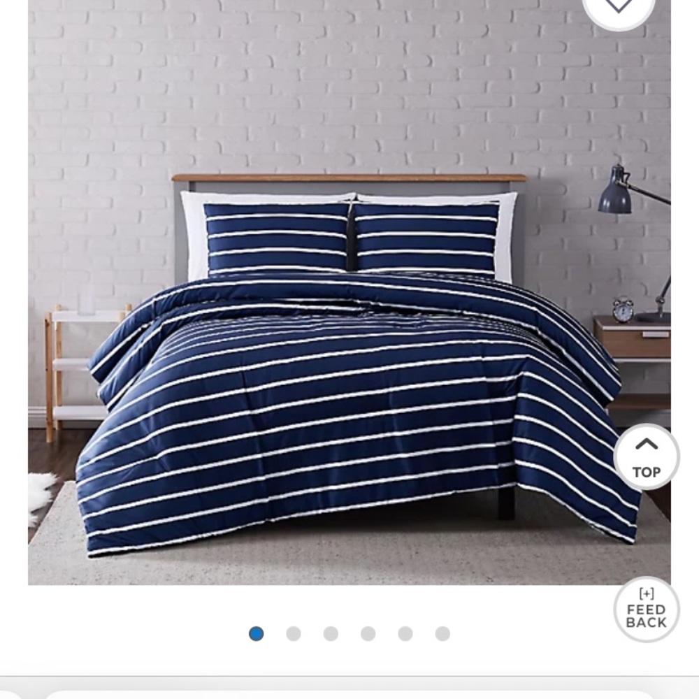 Truly Soft twin XL comforter set.